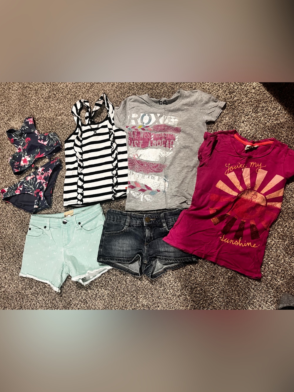 Roxy Girls Sz 8 Lot